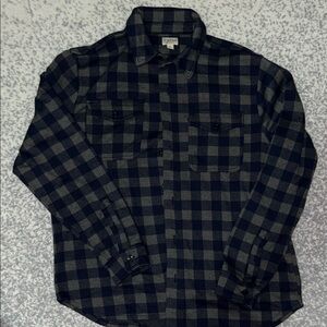 J. Crew Seaboard Soft-knit Shirt in Plaid Sz Large